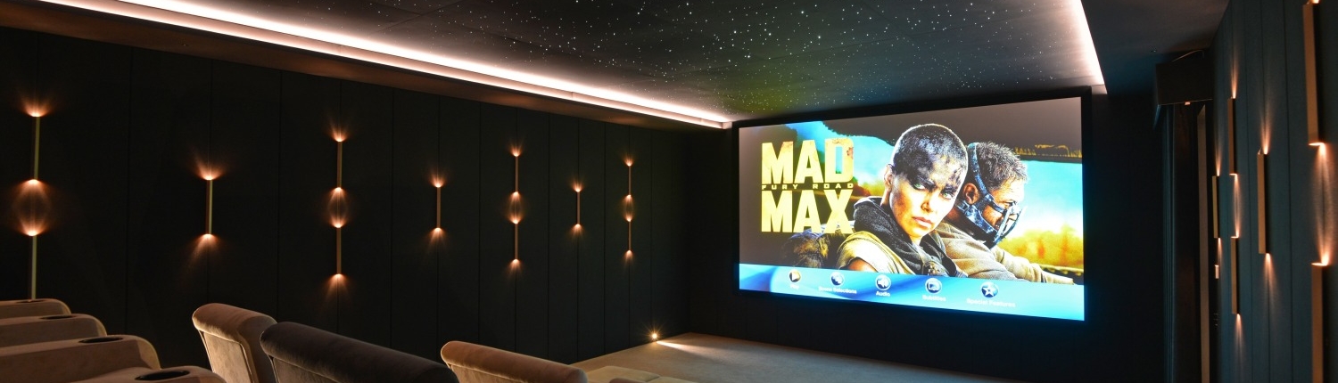 cinema seating build projector 4k devon cornwall