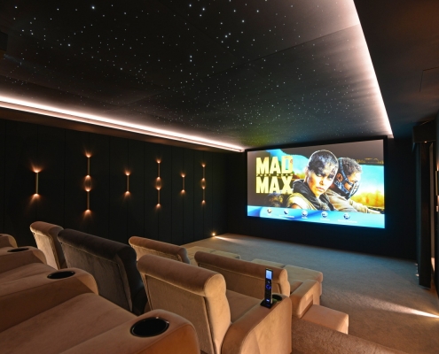 cinema seating build projector 4k devon cornwall